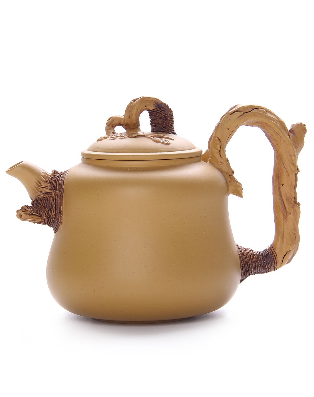 手拉胚 仿古木柄 紫砂壶