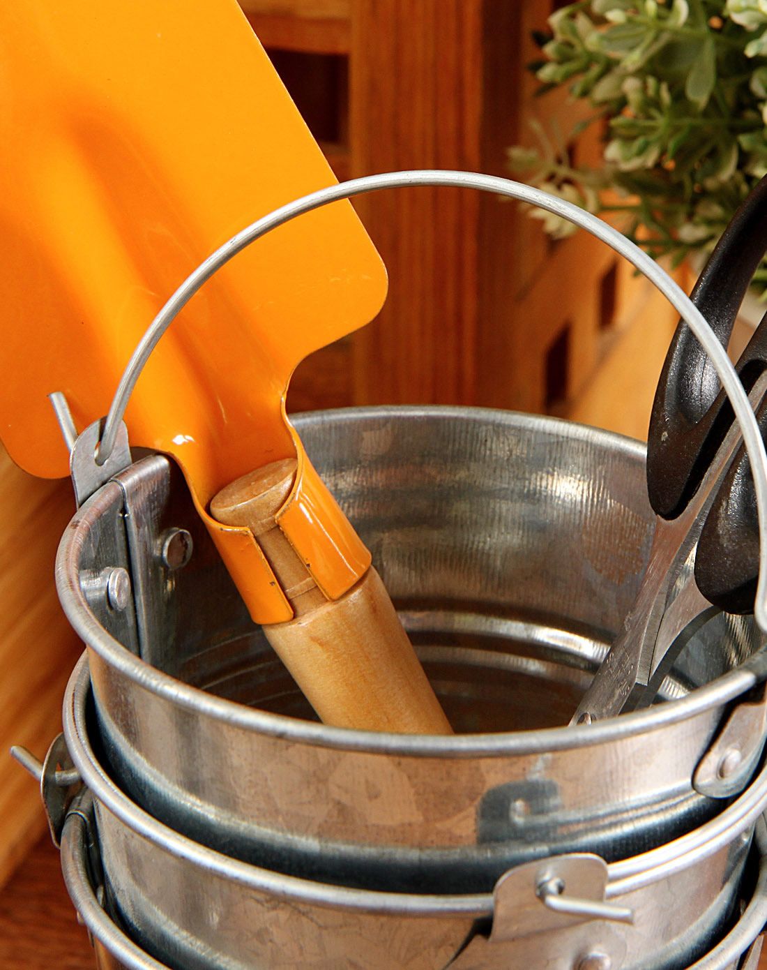 3只装 原色园艺小吊桶