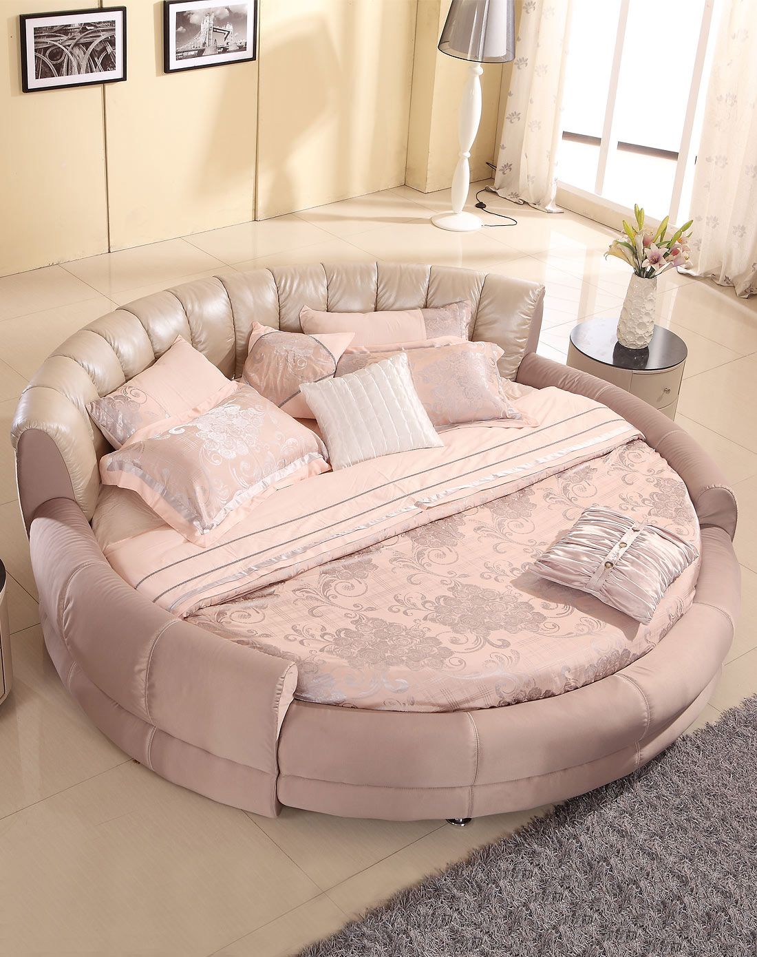 公主床时尚圆床婚床