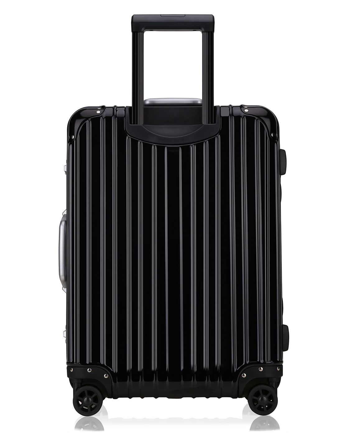 艾格森aigson拉杆箱专场艾格森/aigson时尚铝框28寸黑色旅行箱lk66-28