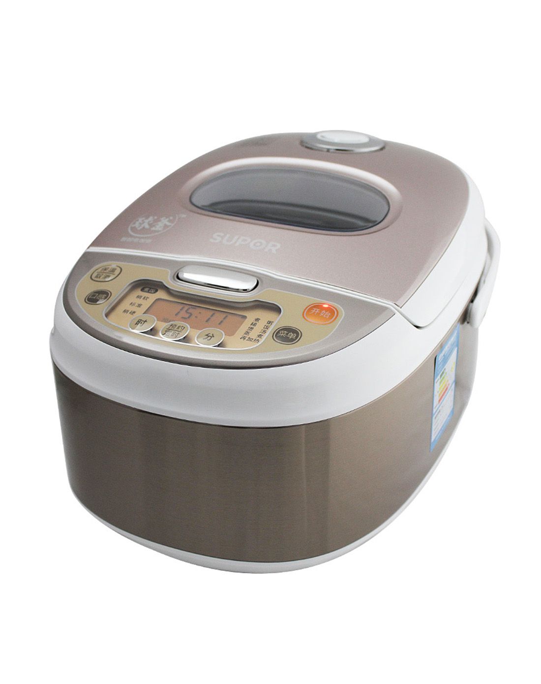 创新钢化玻璃火力可视窗电饭煲5l