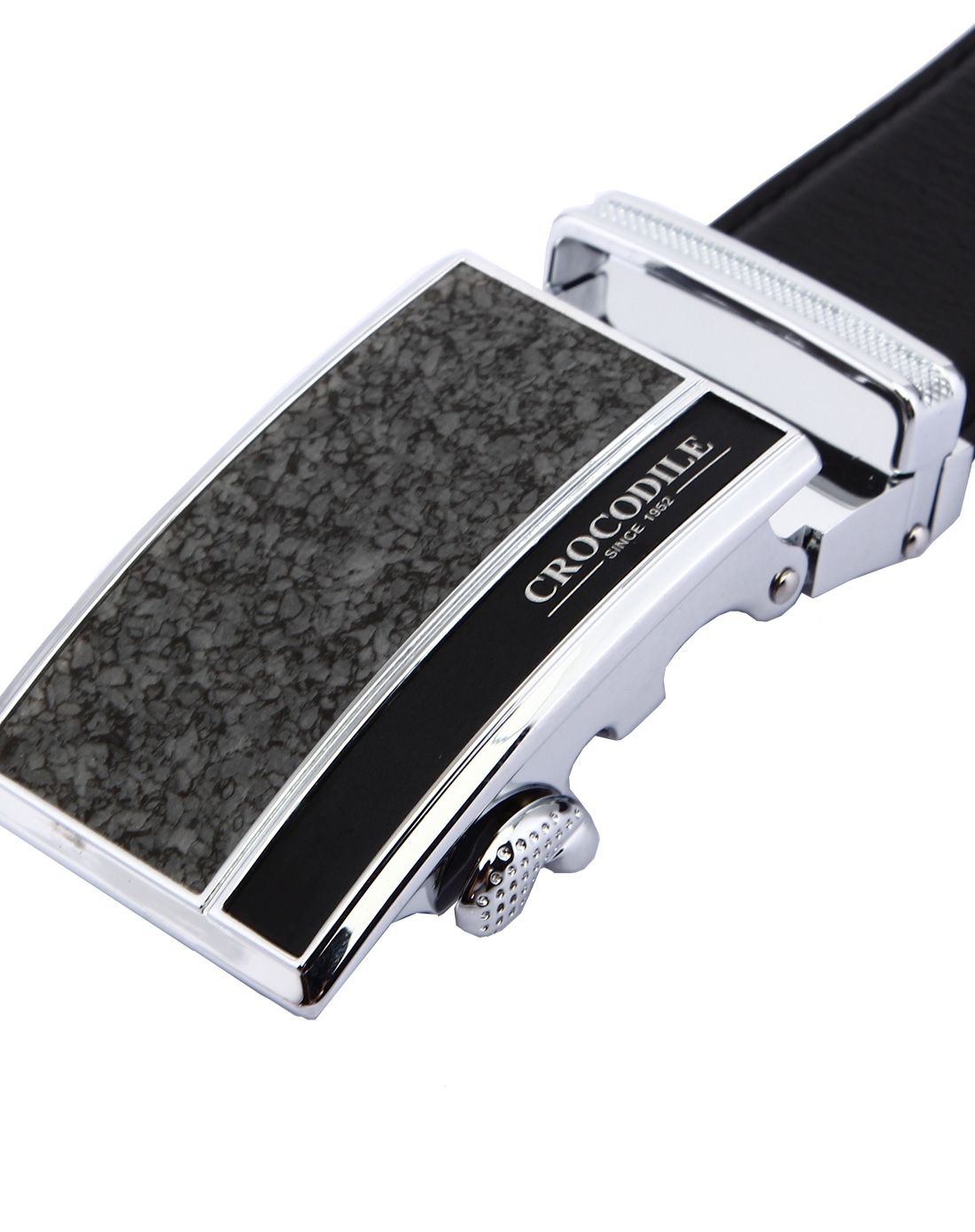 鳄鱼恤crocodile男女包男款黑色牛皮自动扣皮带th683513-01_唯品会