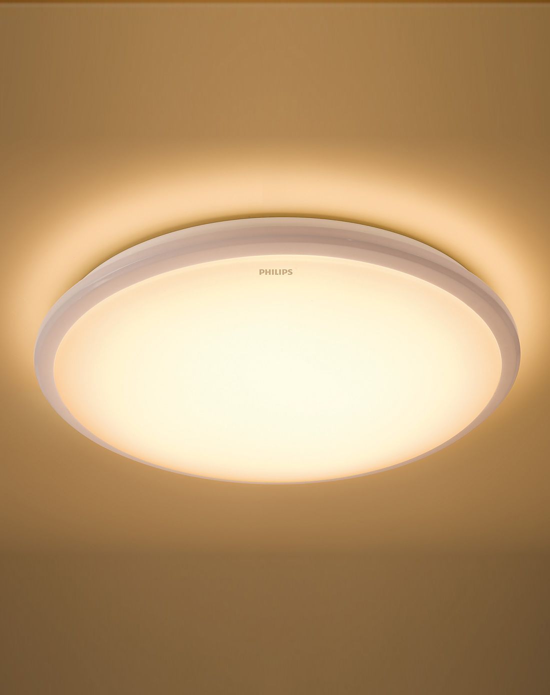 现代简约led吸顶灯 17w暖光 白色