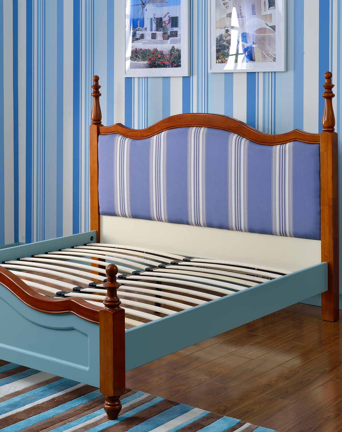 地中海床欧式床双人床18米实木床