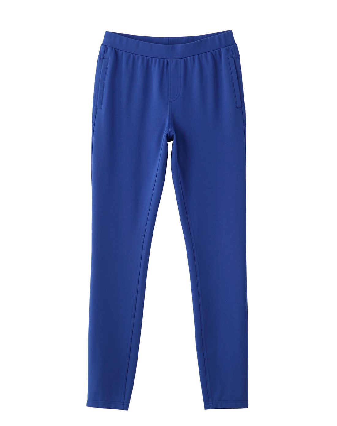 天蓝色简约百搭显瘦弹力打底裤