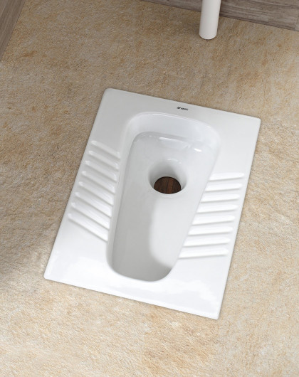 舒适型带存水弯防滑耐磨蹲便器