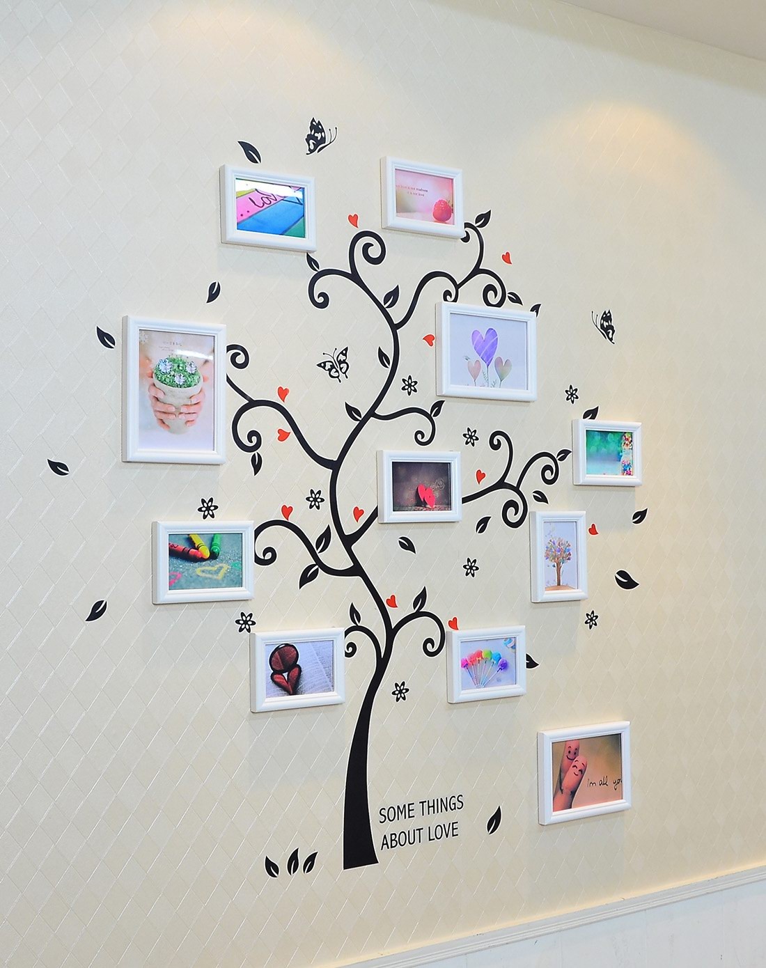 11框幸福树照片墙墙贴组合