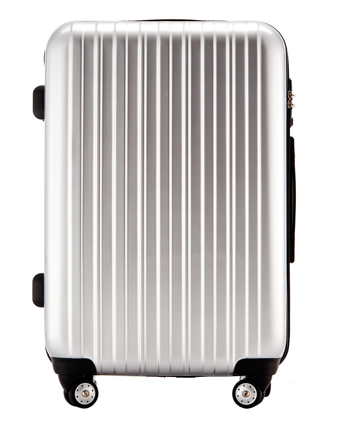 镜面奢华银万向轮拉杆箱28寸