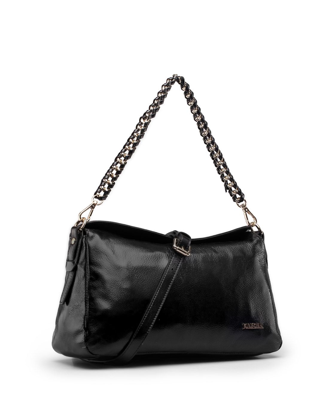 女款黑色羊皮革挎包