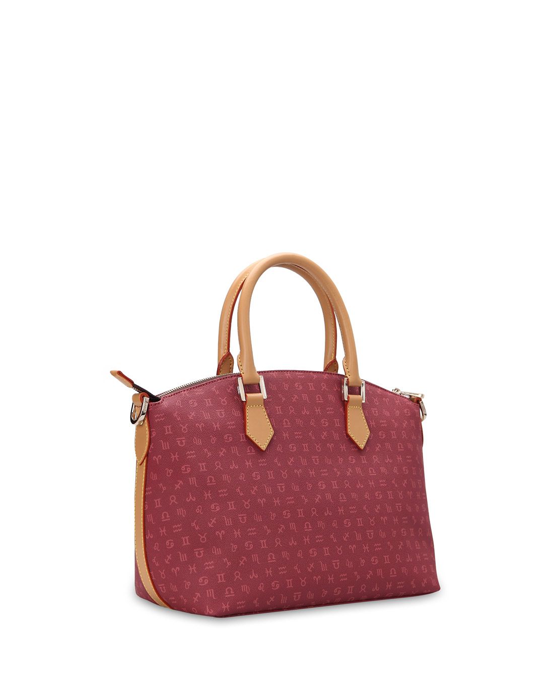 trajan图拉真 星座枣红色通勤手提包ol女包单肩斜挎包