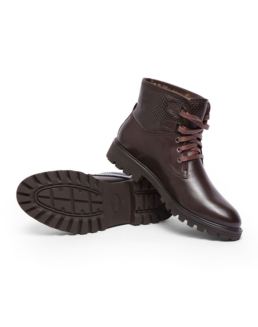 oceania roo-大洋洲袋鼠棕色头层牛皮男式高帮鞋441522-a8x888_唯品会