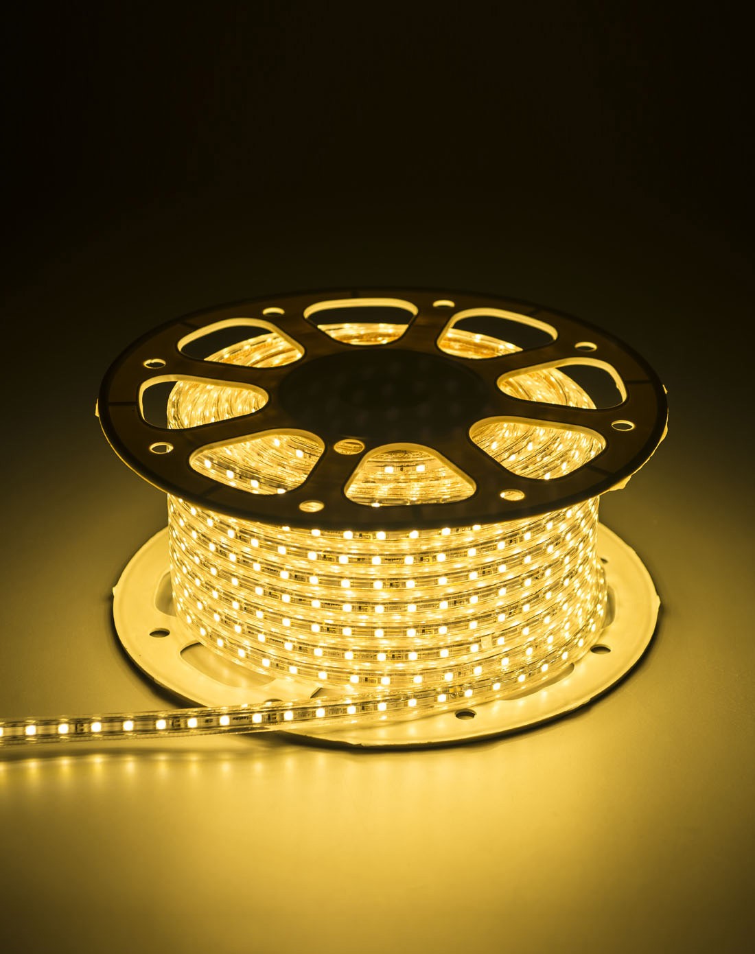 娇人10w韩国进口芯片5050led灯带暖白光