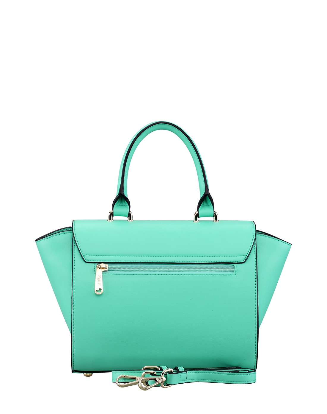 湖水绿色简约优雅蝴蝶结手提/斜挎包