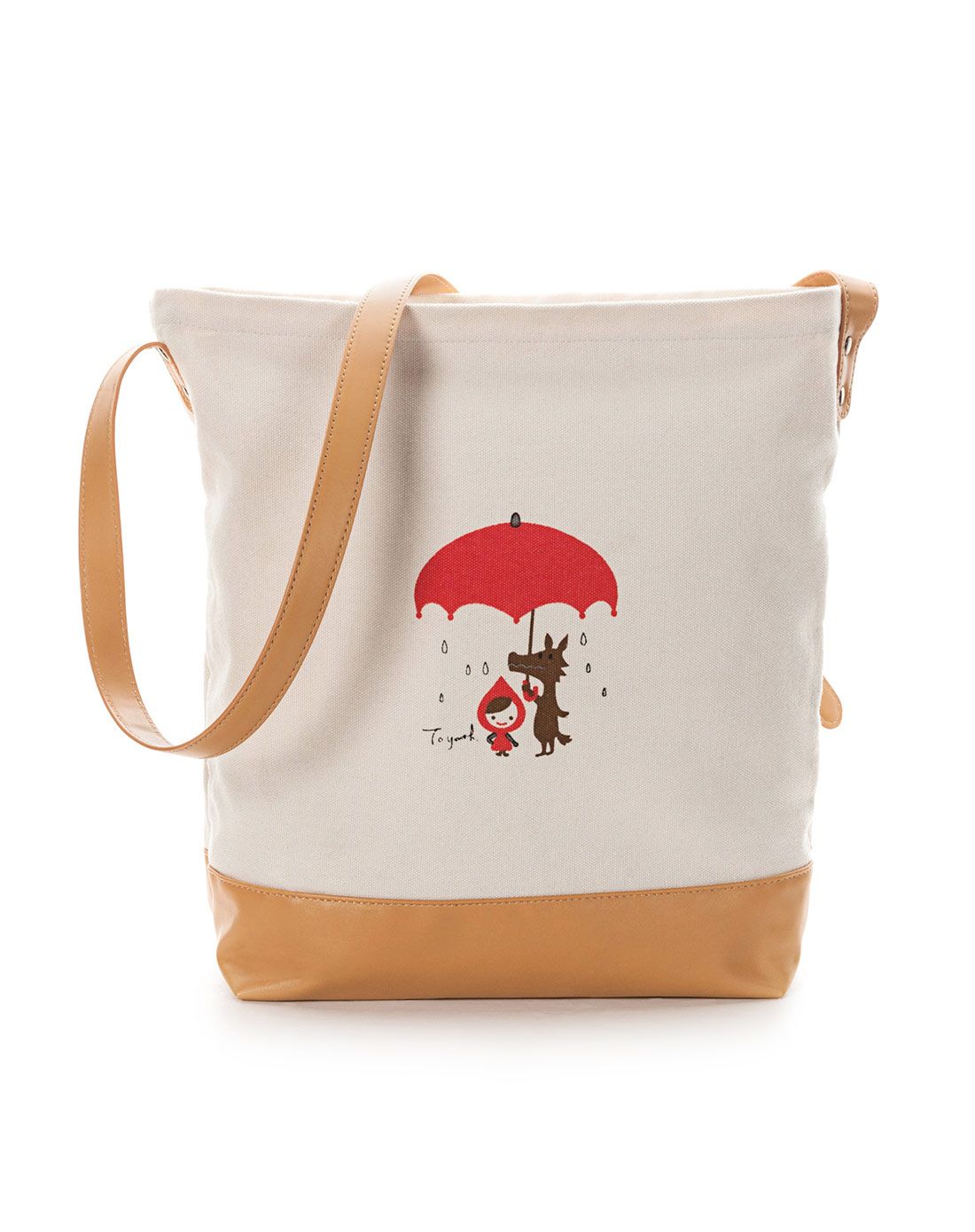 白色卡通时尚帆布女包