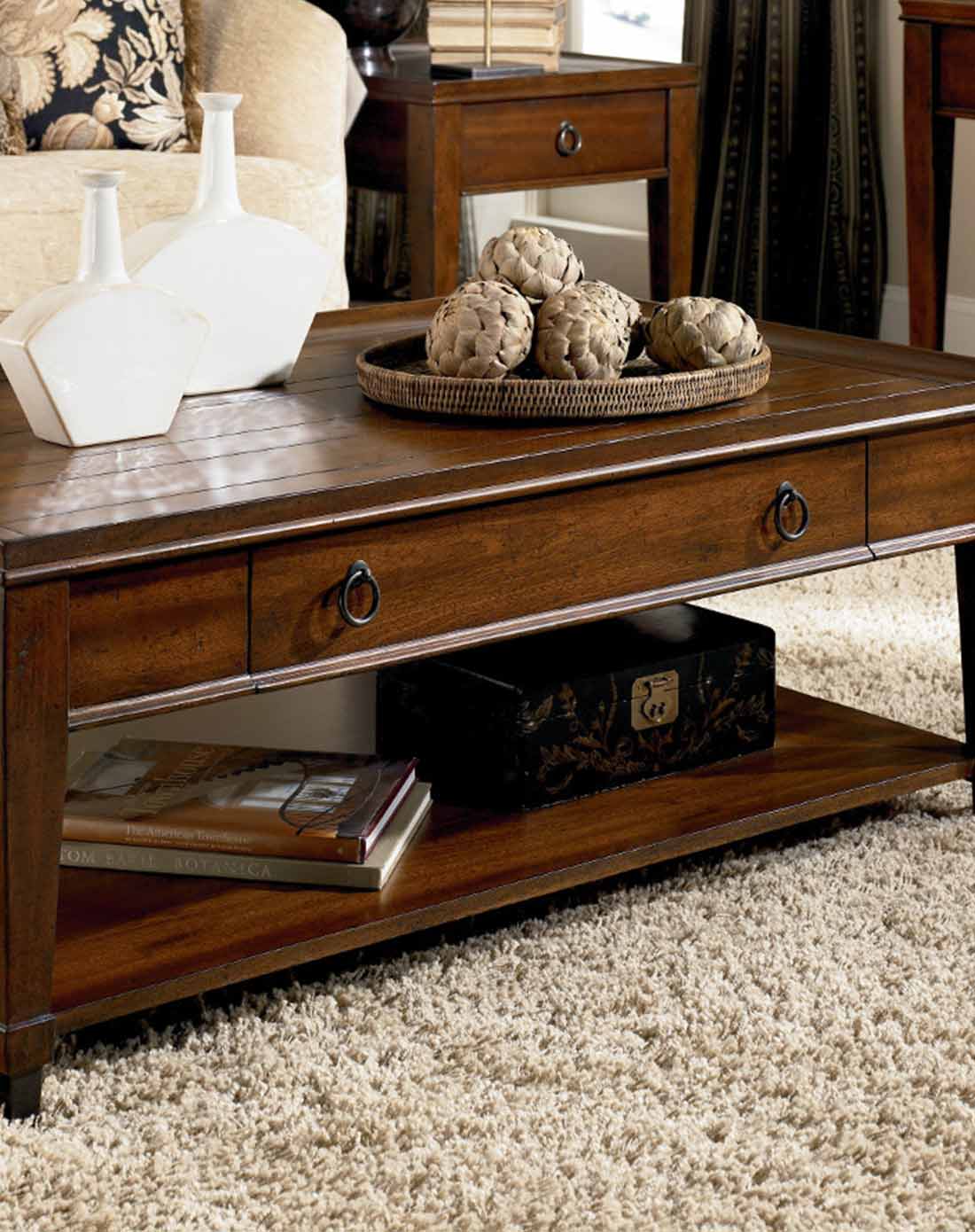 优梵艺术uvan art家具专场vinson文森纯实木系列大长方咖啡桌zx197