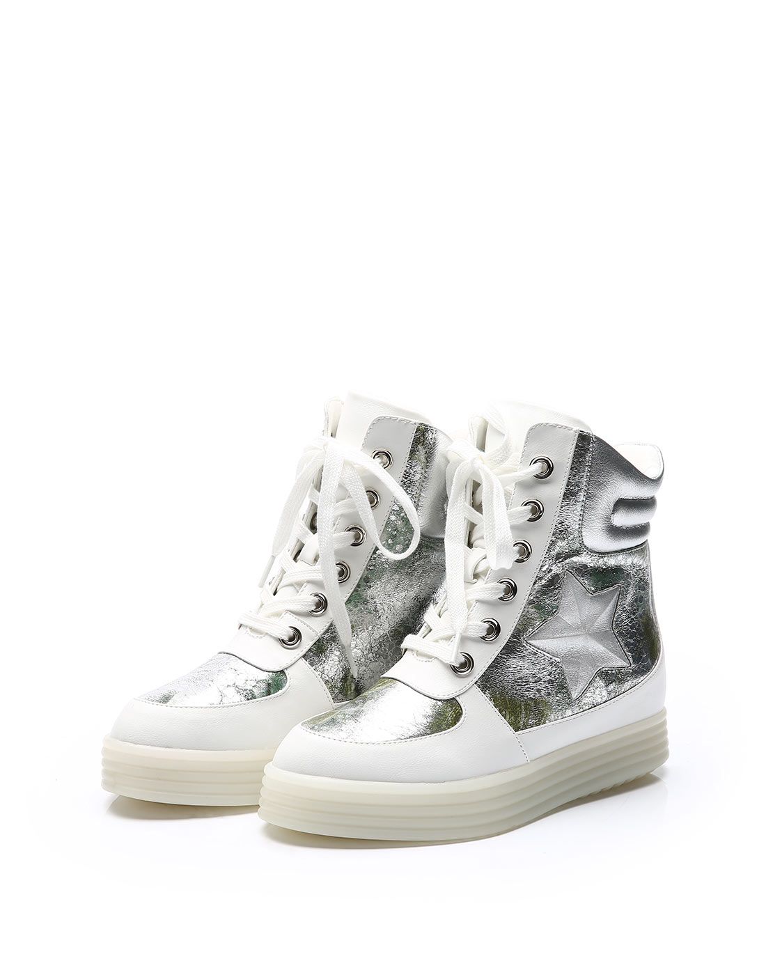 卓诗尼josiny鞋包15专柜同款新款绿色系带网纱单鞋15111232040_唯品会