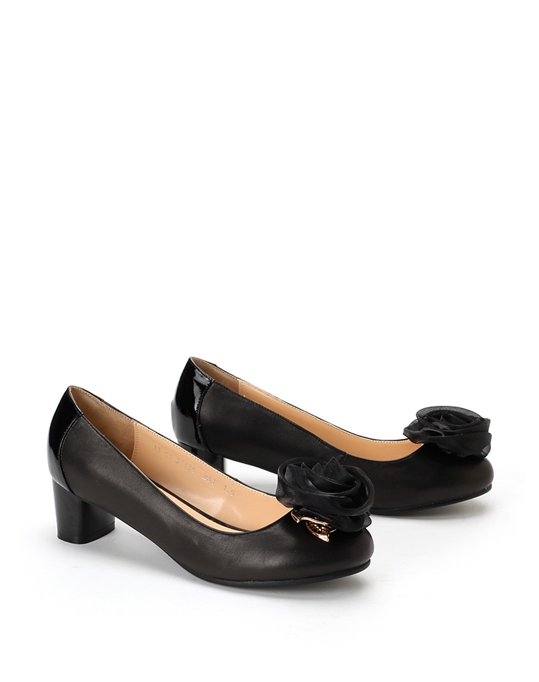 卡文cover&弗洛斯flossie女鞋卡文女款黑色羊皮/头层牛皮浅口单鞋cs3