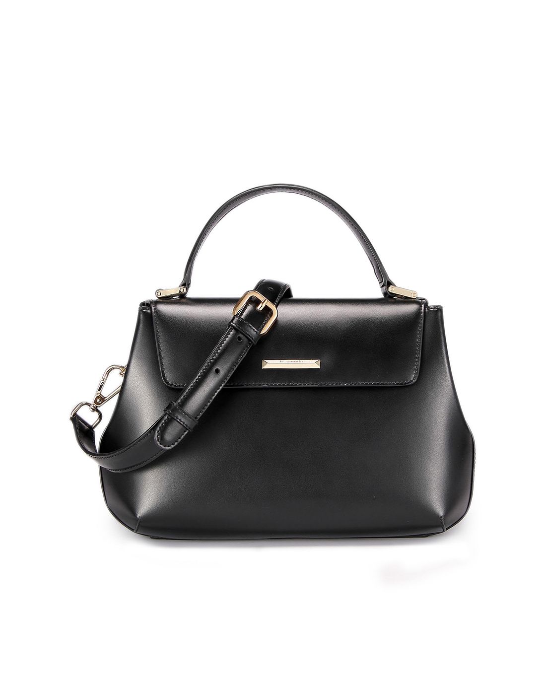 莱尔斯丹2015秋冬专柜同款黑色高贵优雅单肩手提包