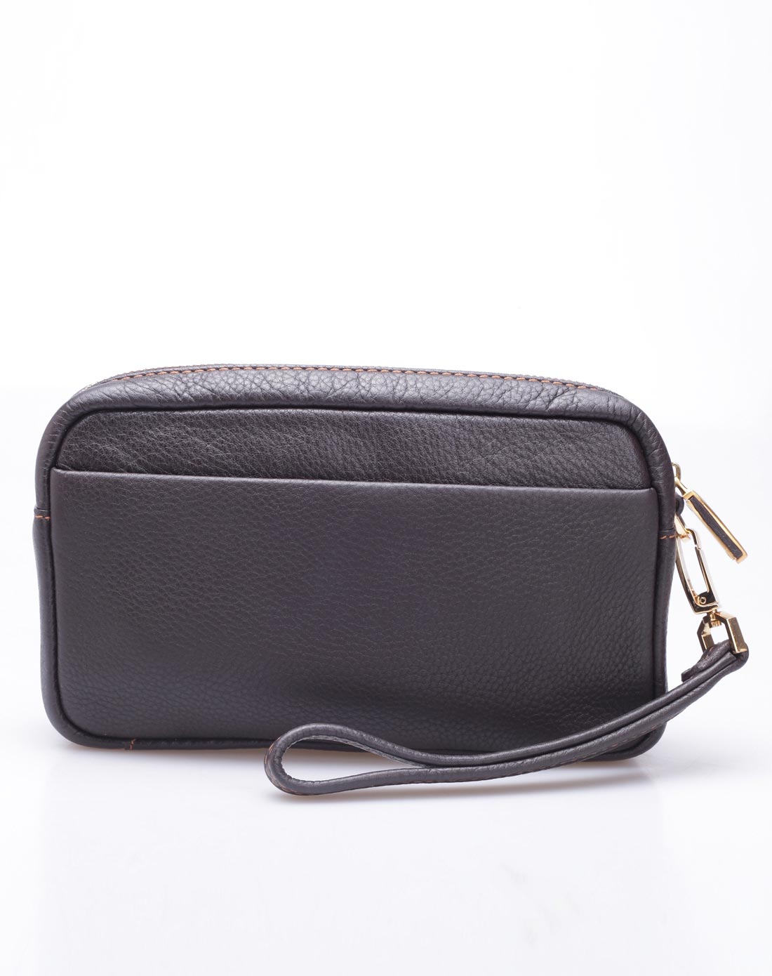 男款啡色时尚经典英伦风夹包