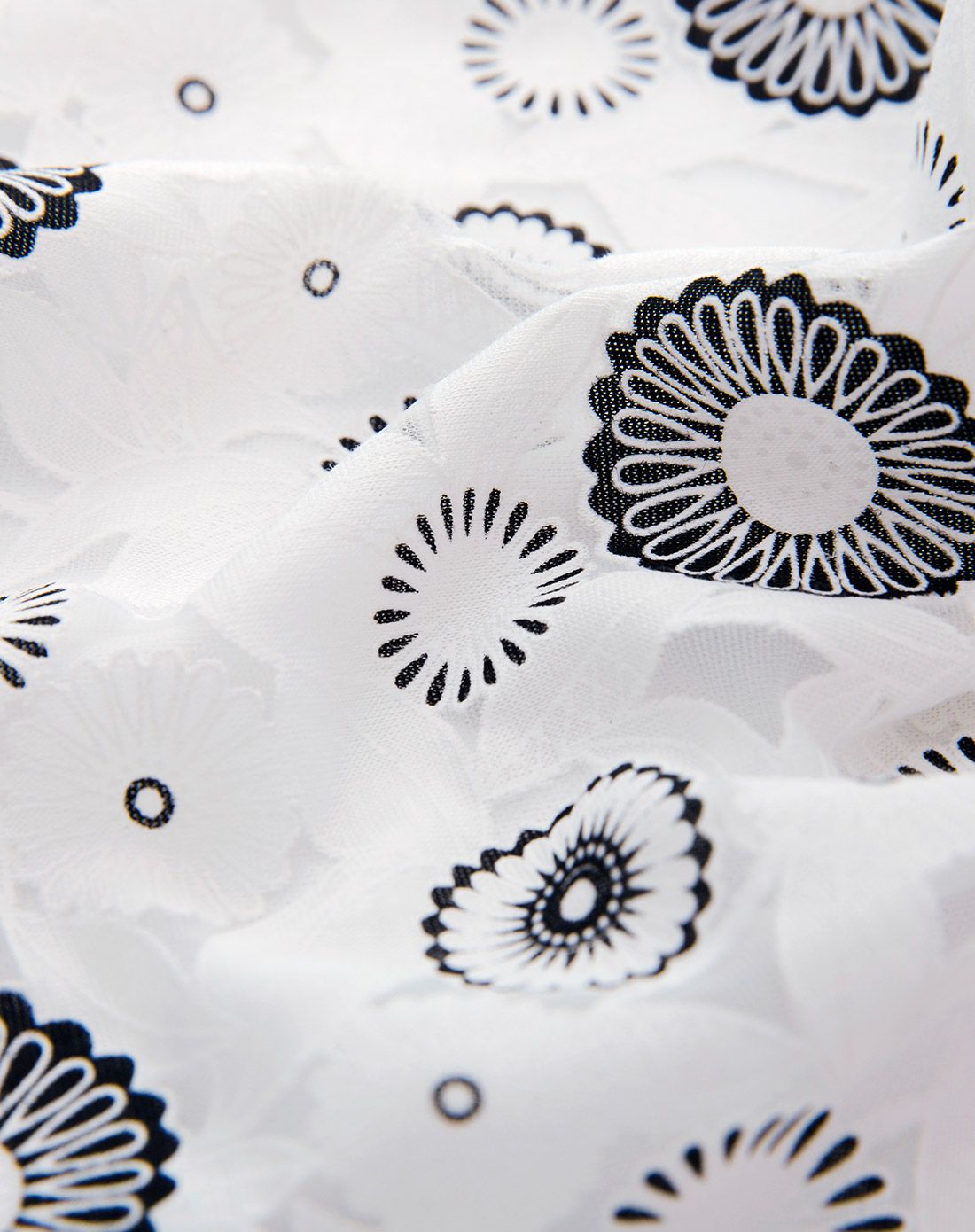 (秋新品)拼接印花烧花长袖t恤