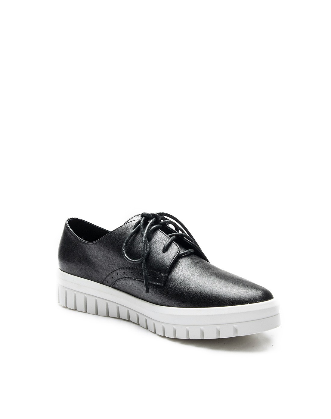 > 百田森黑色休闲单鞋