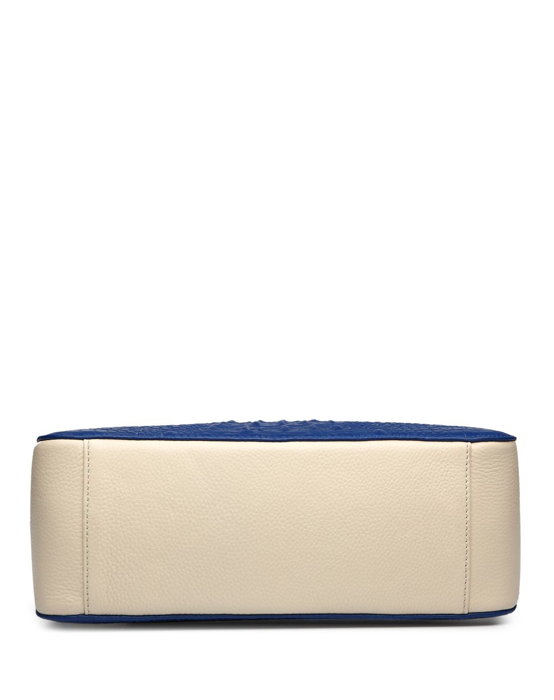 女款蓝配米白新款时尚小清新单肩包