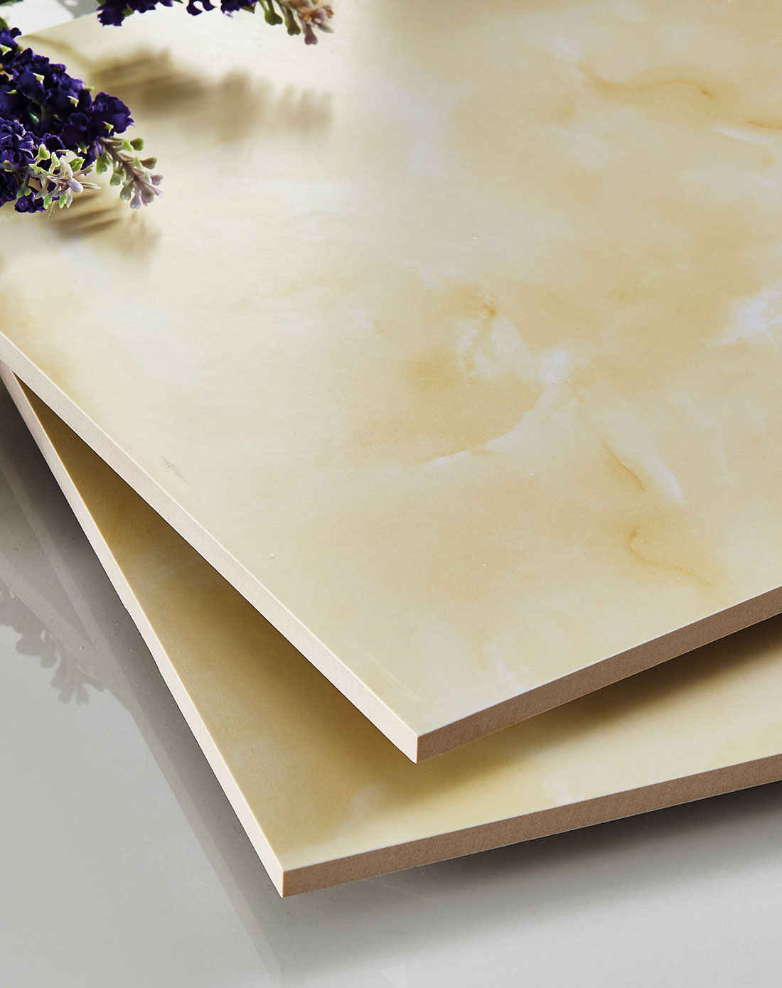 现代玻化砖防滑砖云白石300*300厨卫地砖(10箱)