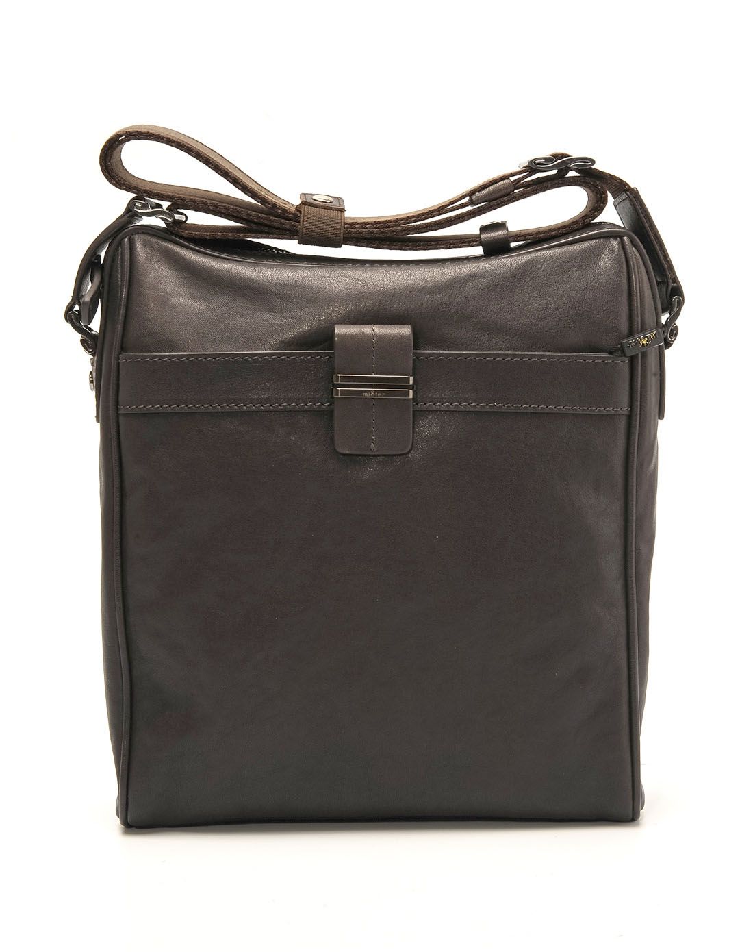 名仕mister鞋包灰色牛皮商务休闲竖身斜挎包s1qsa0741j_唯品会