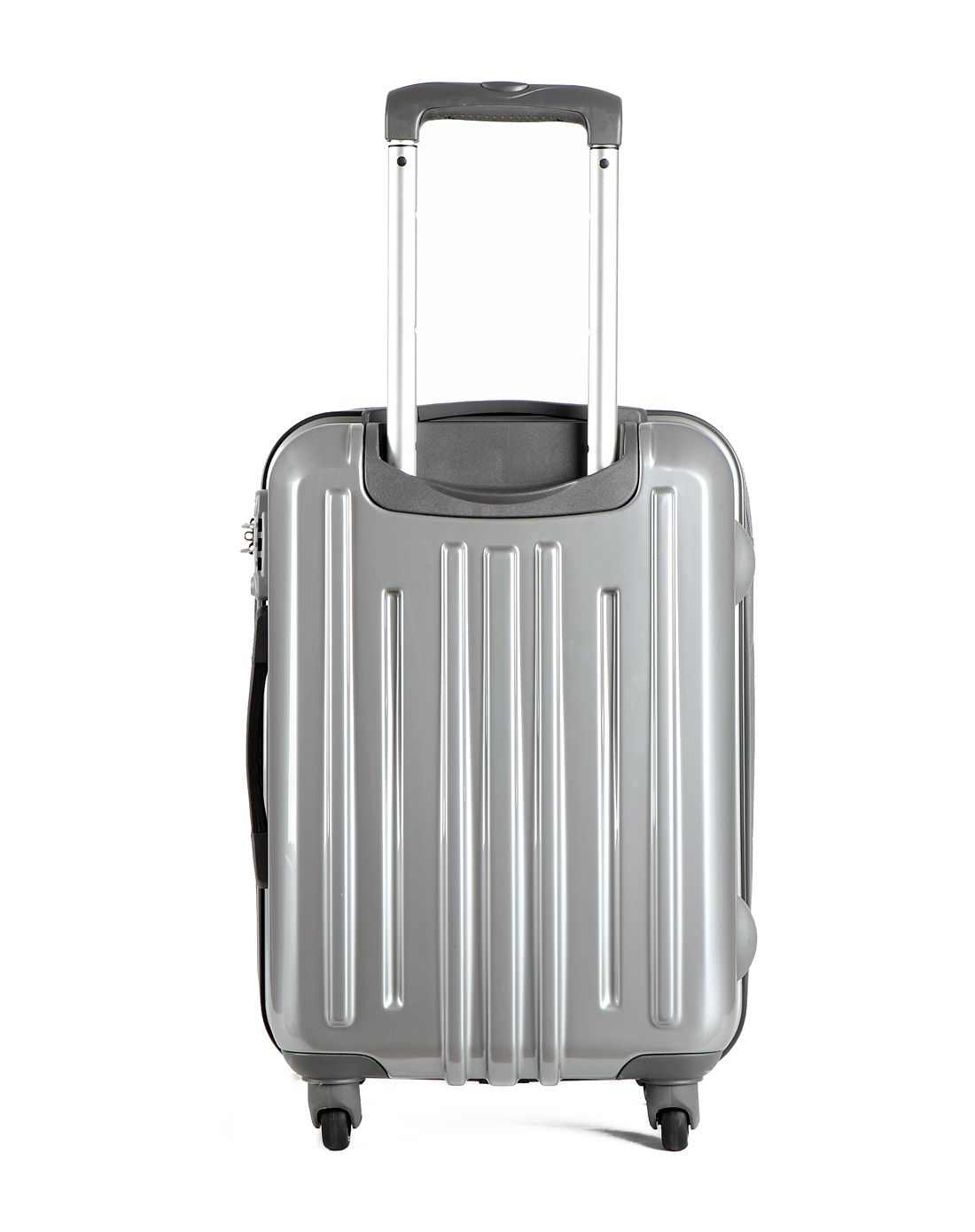 银色tsa海关锁万向轮拉杆箱