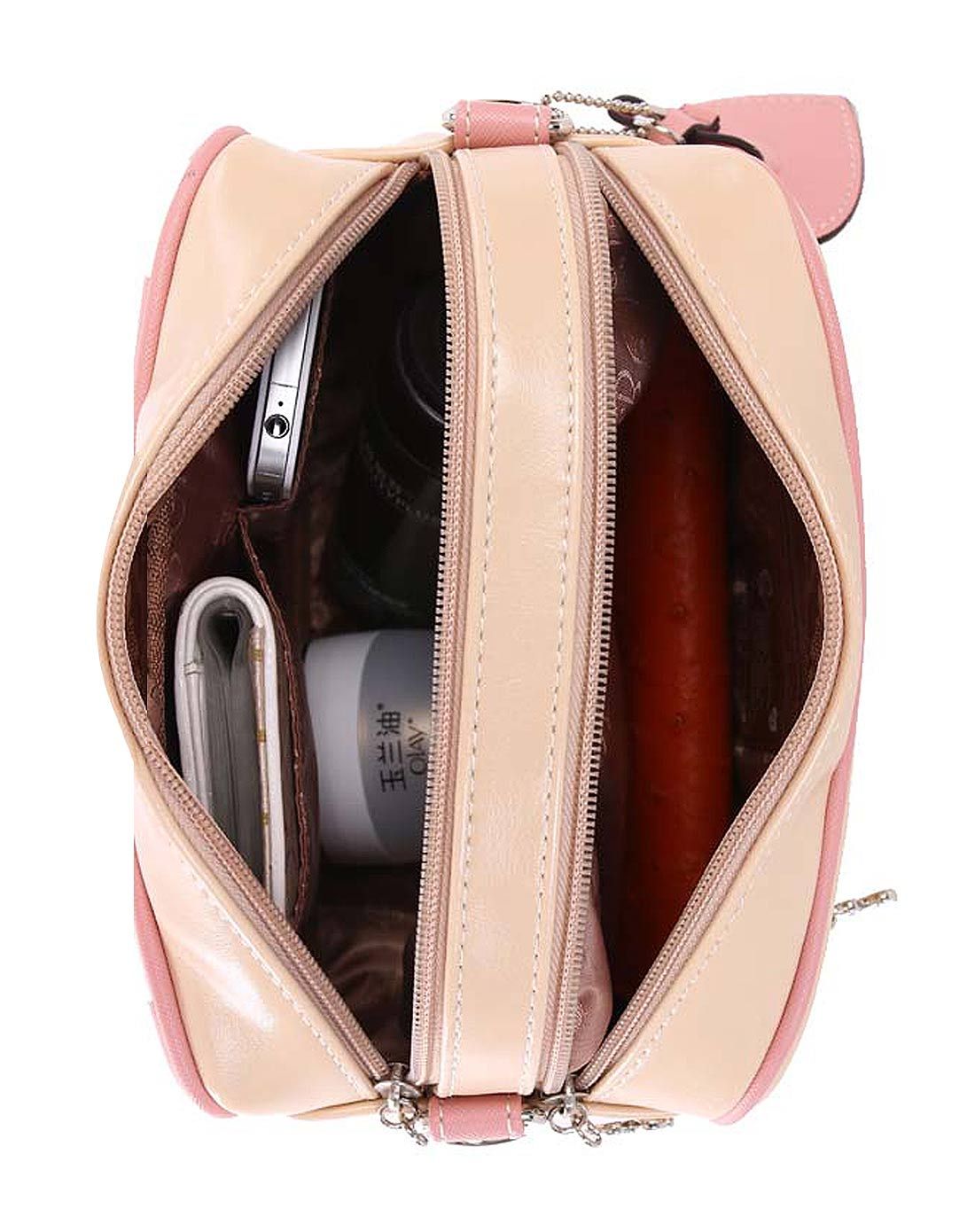 芭比& betty boop女包贝蒂粉色斜挎袋a3248-40_唯品会