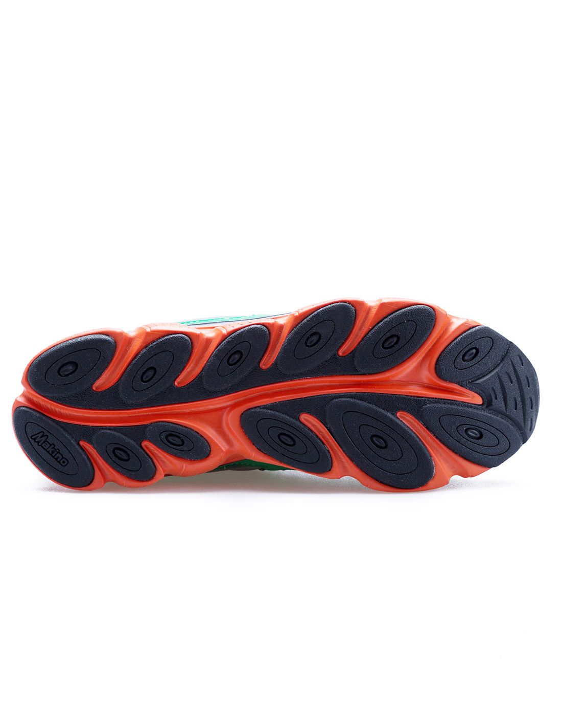 户外男女装干爽透气减震 男士绿色/橙色越野跑鞋m03420106_唯品会