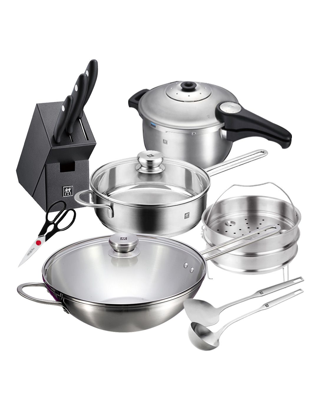 双立人twin airtech iii 压力锅13件套