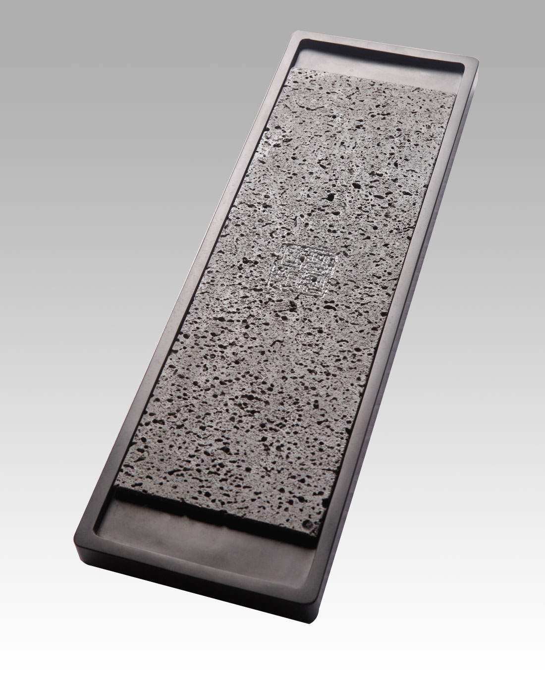 洞天福地石茶盘 高档乌金石茶盘 精选石料 便捷出水 收藏佳品 配礼盒