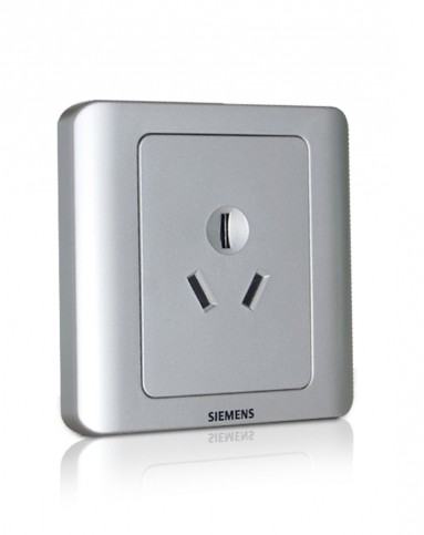 远景系列彩银16a空调电源插座2只装