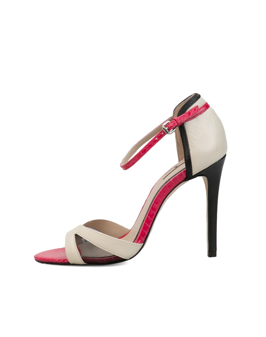 ash&捷曦jc collezione女鞋混合专场 jcc 流行蛇纹细高跟凉鞋