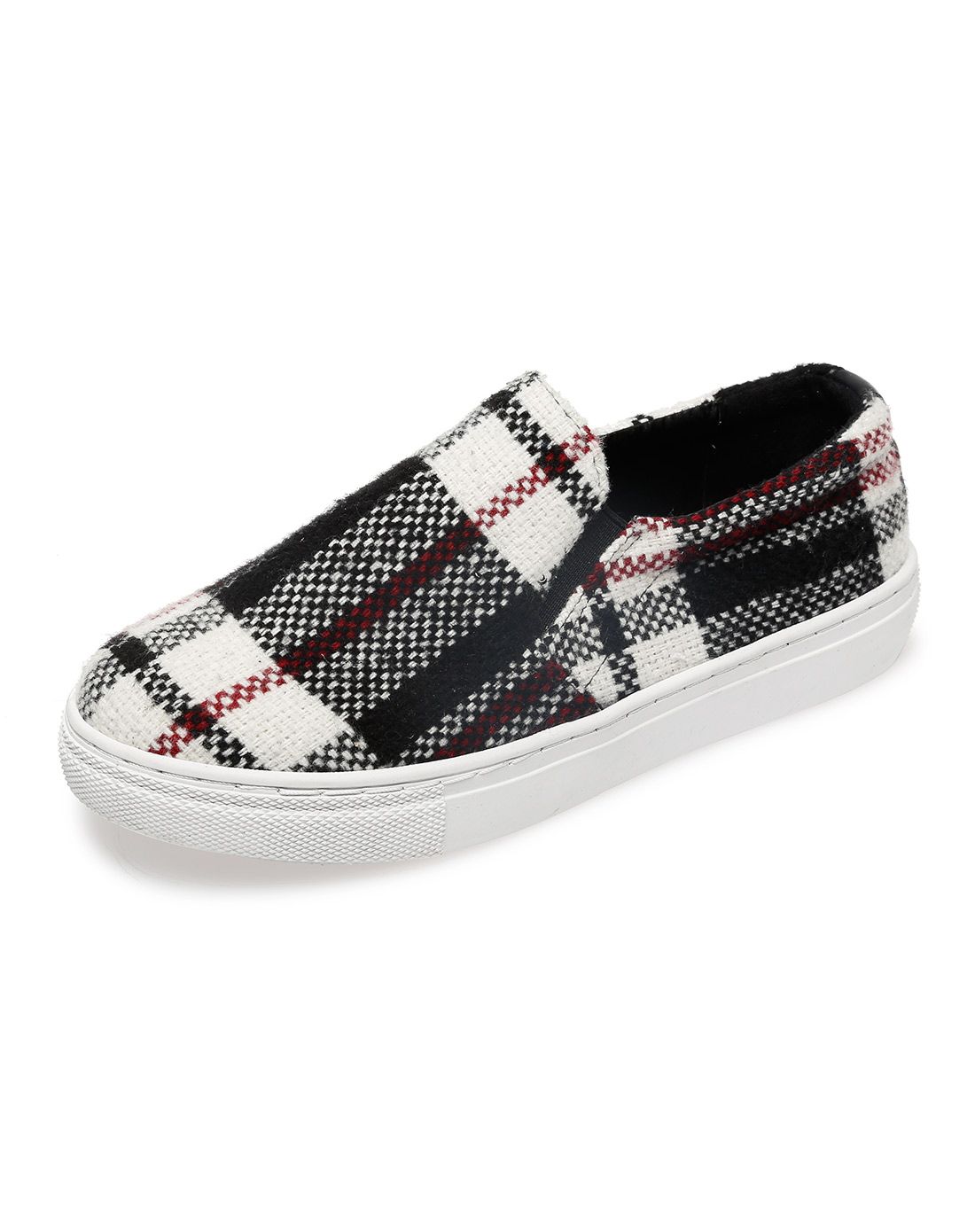 米基miji鞋子专场2015秋款条纹组合舒适乐福鞋lf-12honh_唯品会