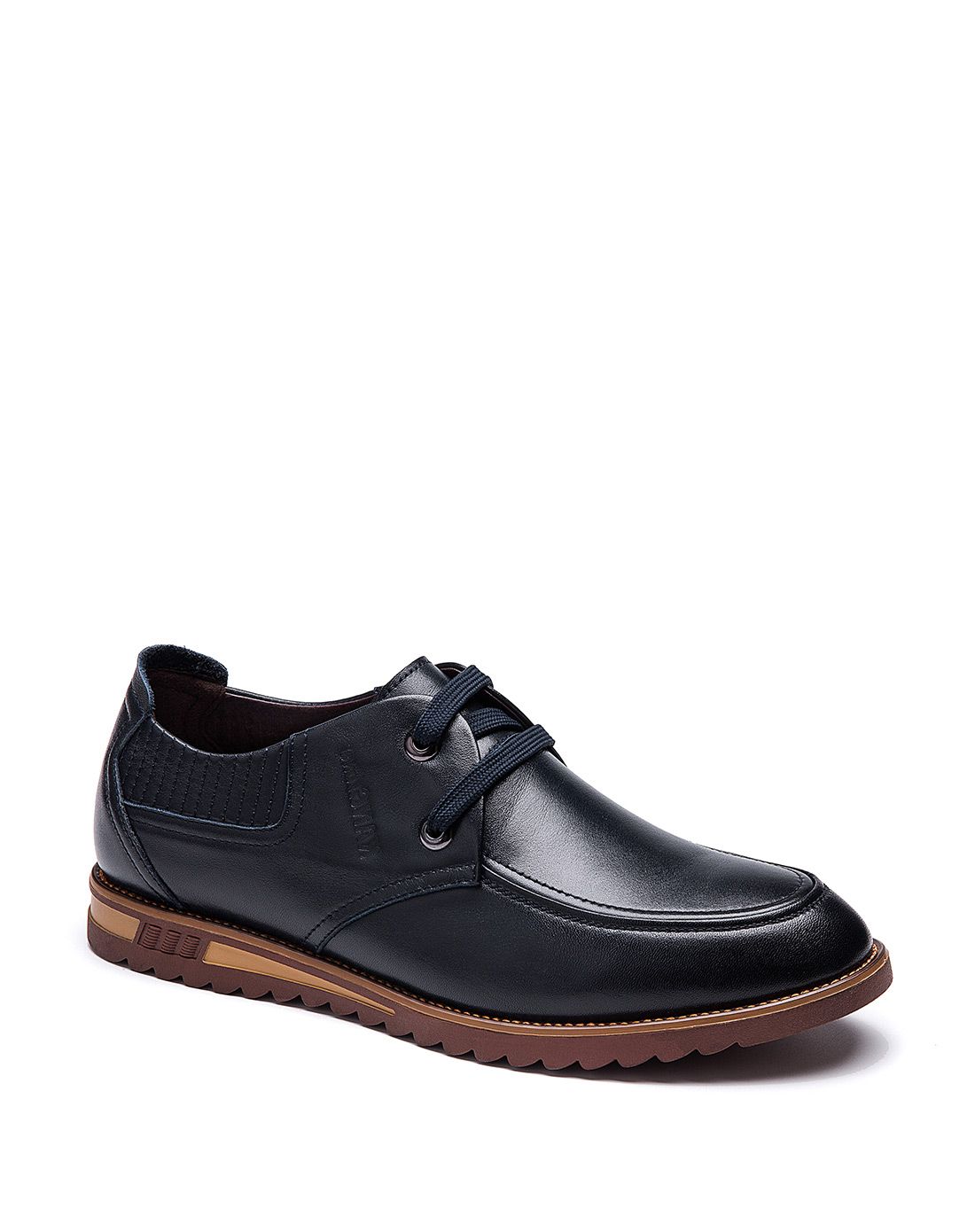 康龙男士舒适头层牛皮商务休闲鞋